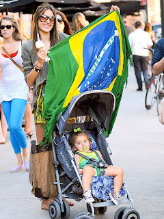 Celebrity Fans Brazil Football Club 'Alessandra Ambrosio'