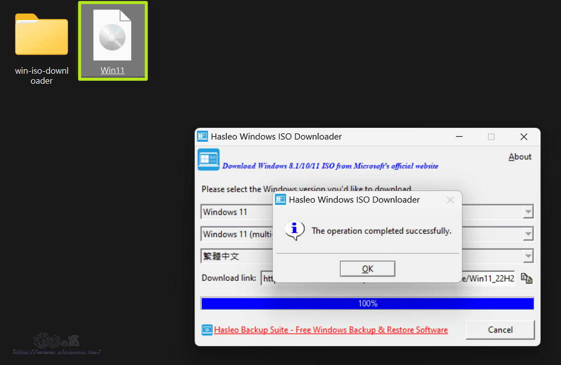 Hasleo Windows ISO Downloader 軟體介紹