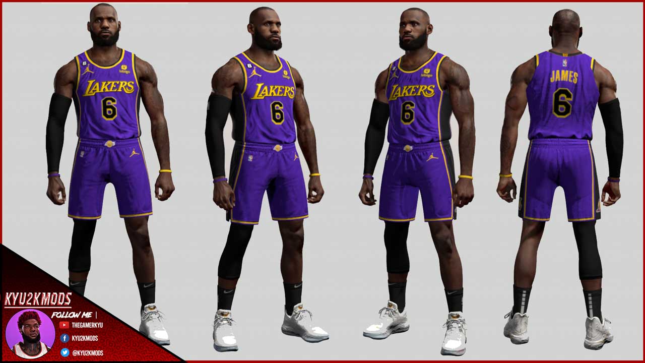 Men's Lakers 2023 Jersey Collection - All Stitched - Nebgift