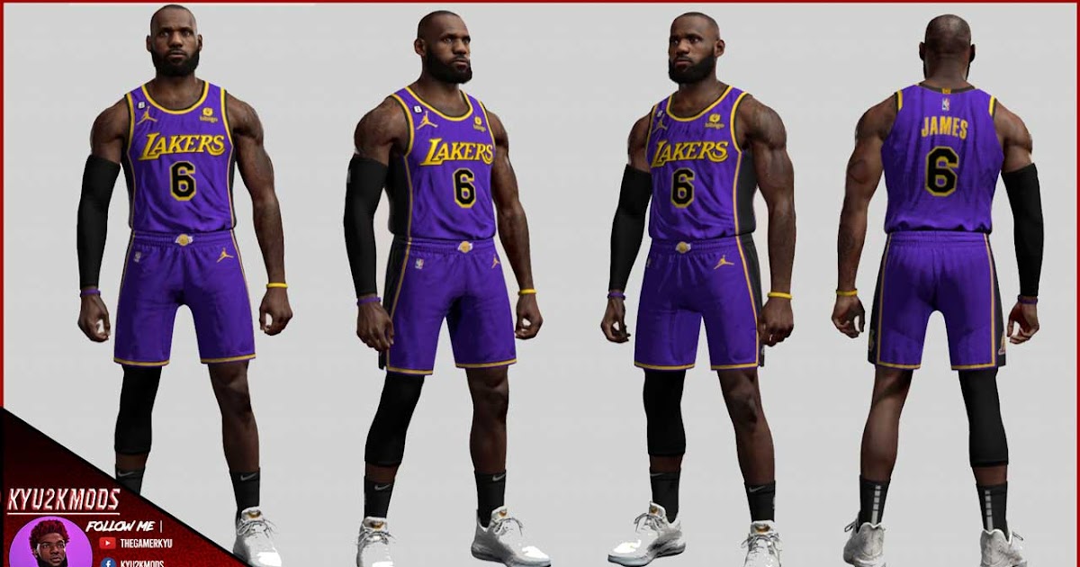 NBA 2K23 Lakers Statement 2023 Jersey (Bill Russell Patch) - Shuajota: NBA  2K24 Mods, Rosters & Cyberfaces