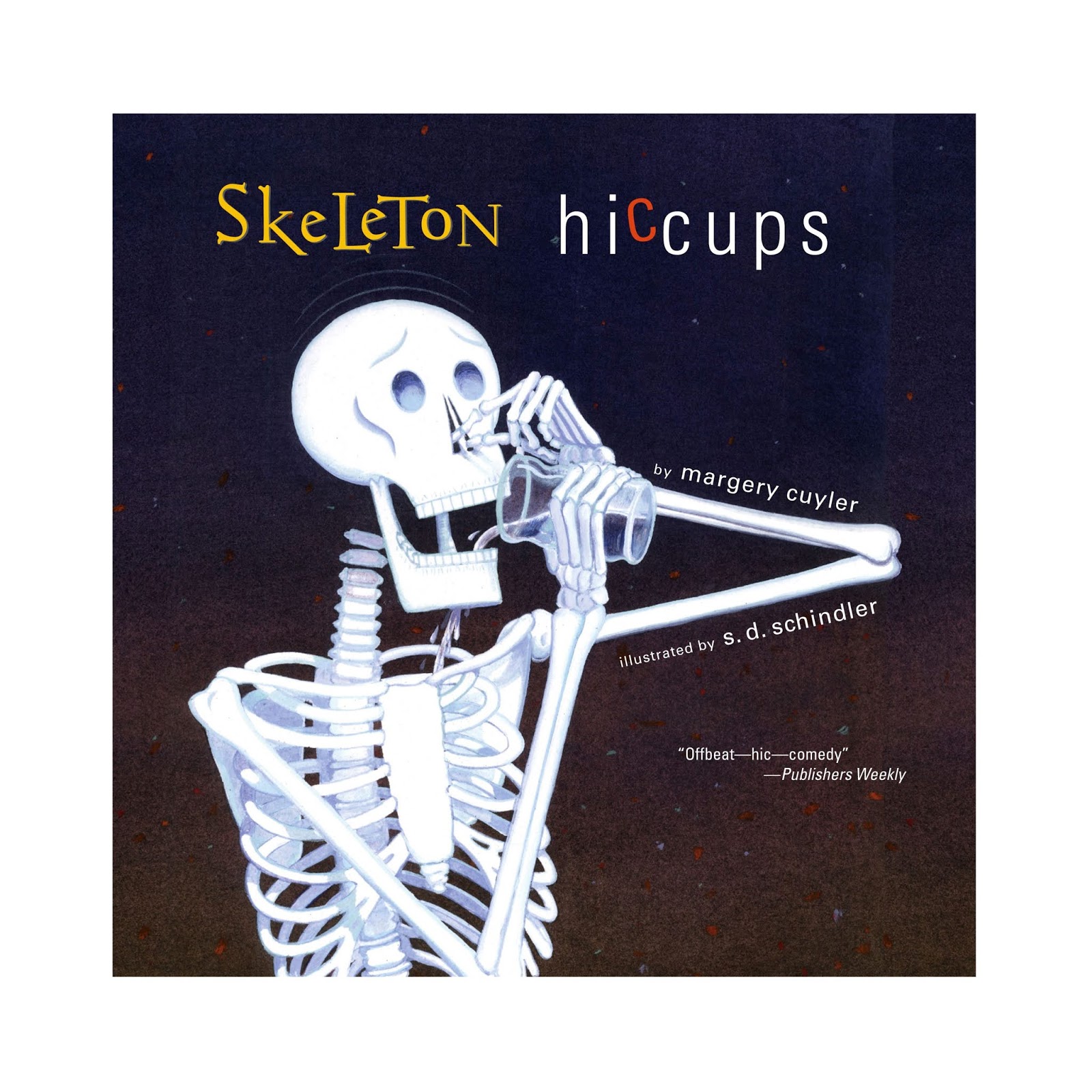 Kids Halloween Book — Skeleton Hiccups