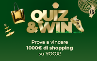 Concorso Yoox “Quiz&win”: gioca e vinci gratis 1.000 euro per il tuo shopping