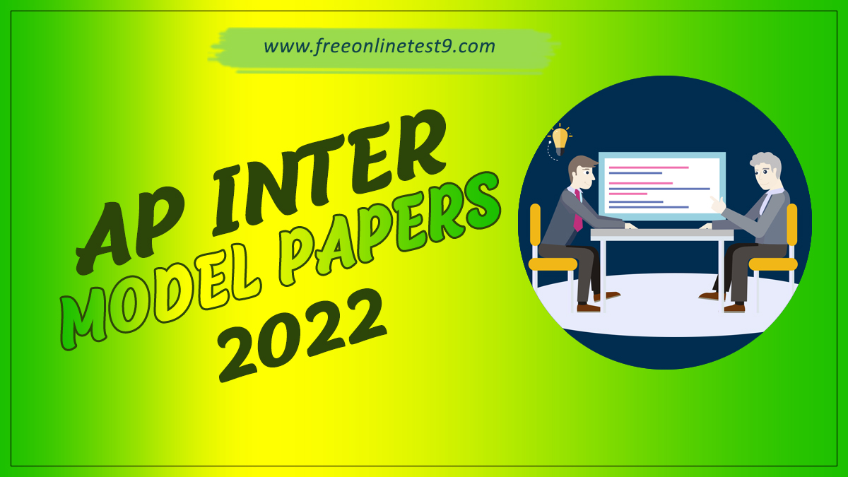 AP Inter Model Papers 2022