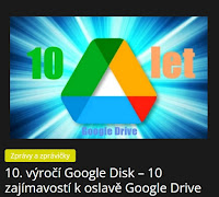 10. výročí Google Disk – 10 zajímavostí k oslavě Google Drive - AzaNoviny