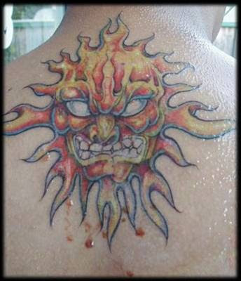 Sun tattoo tattoos used to be taboo, but nowadays they seem to be all 