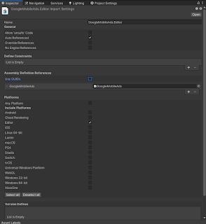 Unity Admob The type or namespace name 'BannerView' could not be found Hatası Çözümü