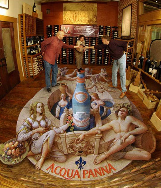 Awesome & Amazing Street Art By Kurt Wenner Seen On www.coolpicturegallery.us