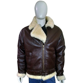 Rocky 4 Sylvester Stallone Shearling Flight Jacket