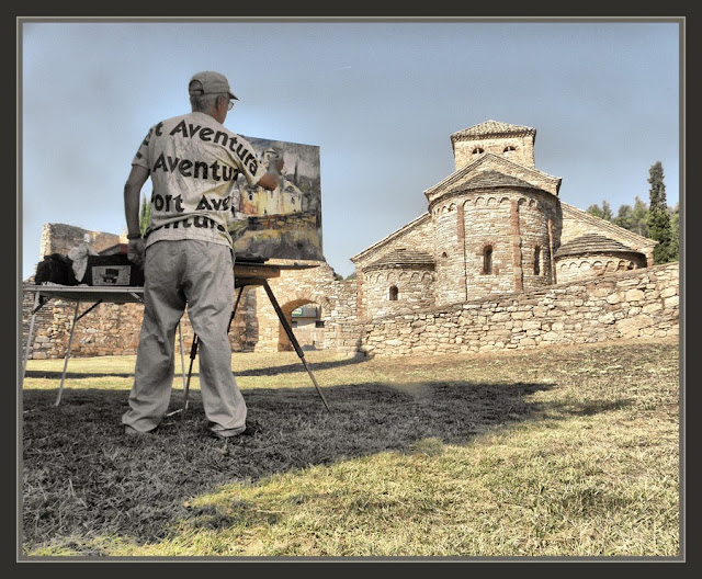 CASTELLNOU DE BAGES-PINTURA-FOTOS-SANTPEDOR-CUADROS-ESGLESIA-PINTOR-ERNEST DESCALS-