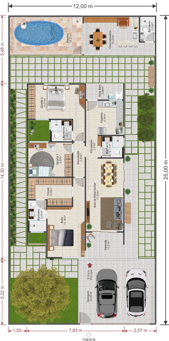 38 Desain inspiratif rumah minimalis  atap  datar  1 lantai DENAH 1000 Inspirasi Desain 