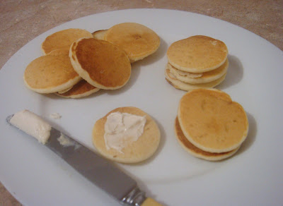 make with and  cupcake with mini  each Top mix a to how pancakes finish of stack a pancake with  cupcakes
