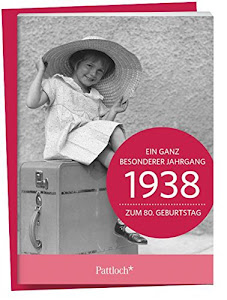 1938 - Ein ganz besonderer Jahrgang Zum 80. Geburtstag: Jahrgangs-Heftchen mit Kuvert