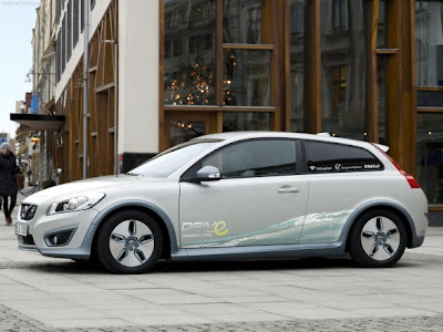 2011-Volvo-C30-BEV-Side-View-Hybrid-Car