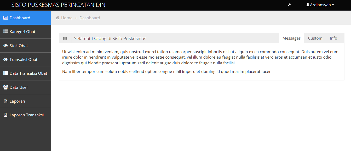 Source Code Aplikasi Menegemen Puskesmas PHP MYSQL 