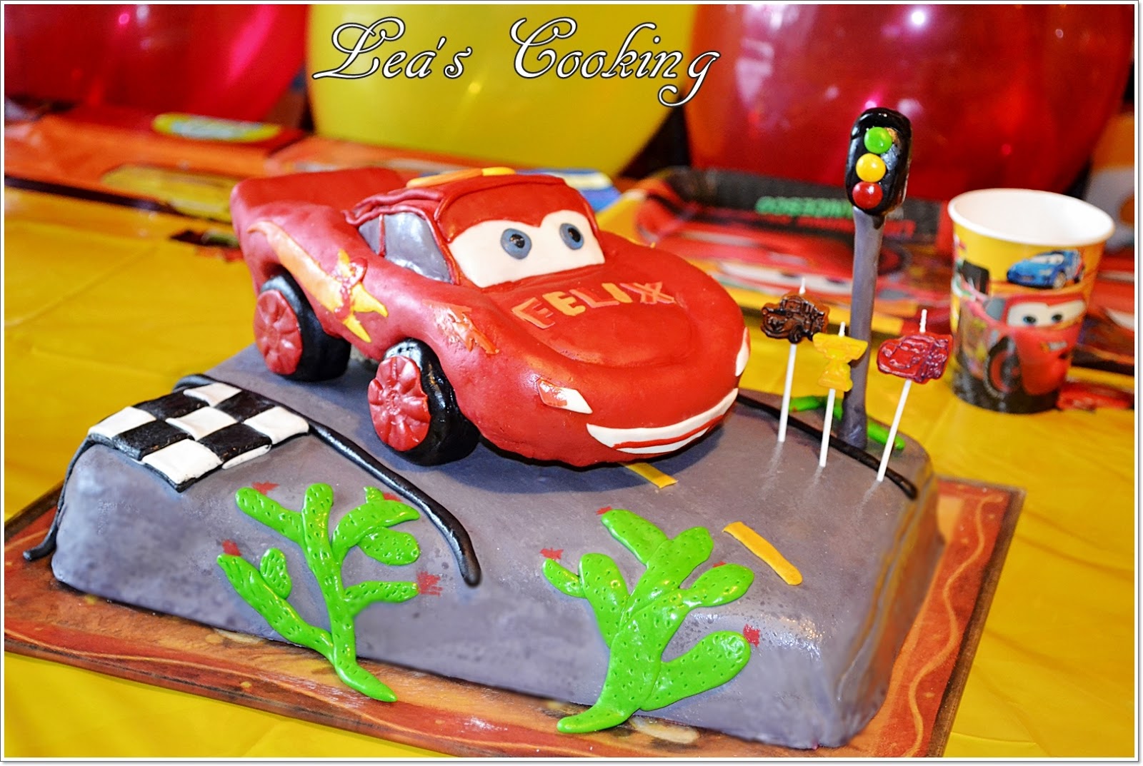 really cool birthday cakes Cars Lightning McQueen Cake Topper Tutorial