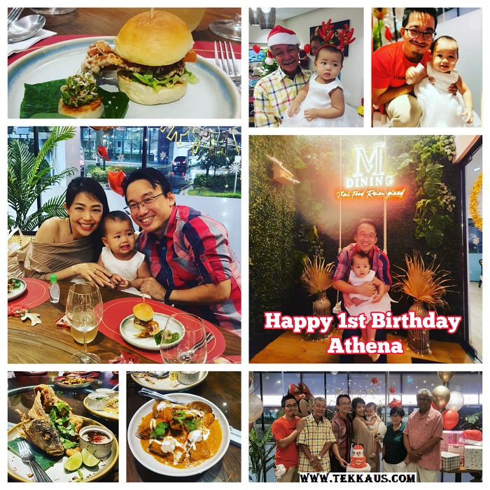 Athena's First Birthday Celebration at M Dining Restaurant