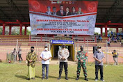  Sambut HUT Bhayangkara Ke-75 Masyarakat Batang Serentak Mendapat Vaksinasi COVID-19 di GOR Sarengat