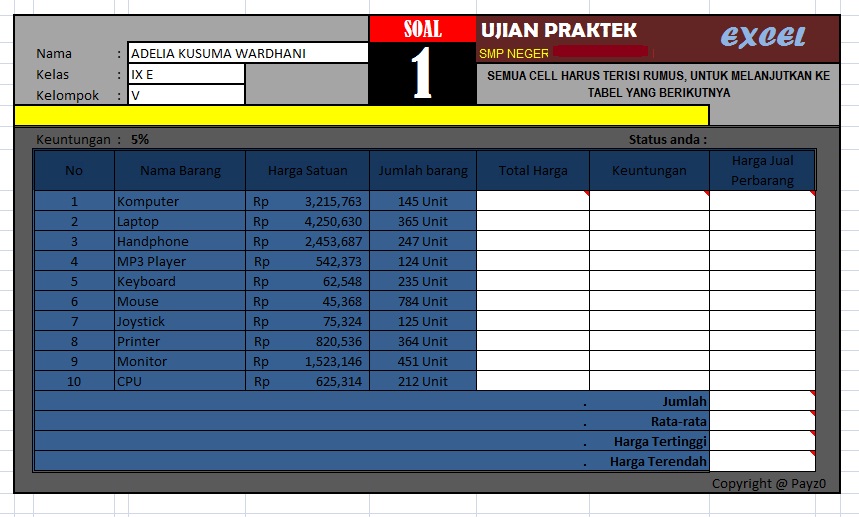 Contoh Cerpen Untuk Ujian Praktek - Gontoh