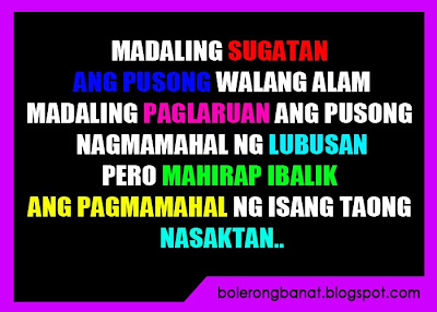 Mahirap ibalik ang pagmamahal ng isang taong nasaktan