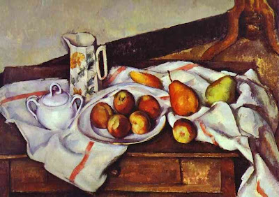 Paul Cézanne - Still Life with Peaches and Pears.