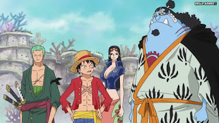 ワンピースアニメ 魚人島編 554話 ルフィ ジンベエ | ONE PIECE Episode 554