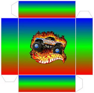 Hot Wheels Party For a box invitation.