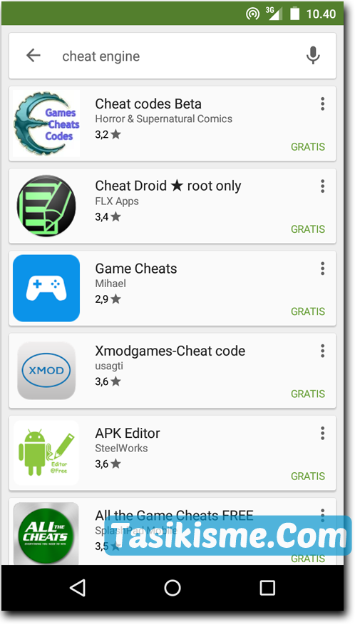 Fungsi Cheat Engine Android Tasikisme Blog