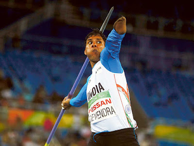 GulfDevendra Jhajharia, the javelin gold medalist of India