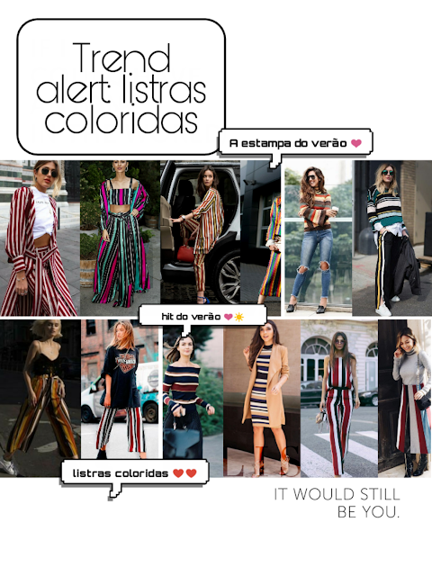 Trend alert: Listras coloridas a estampa do verão ♥