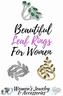 Beautiful Unique Jewelry Leaf Rings For Women