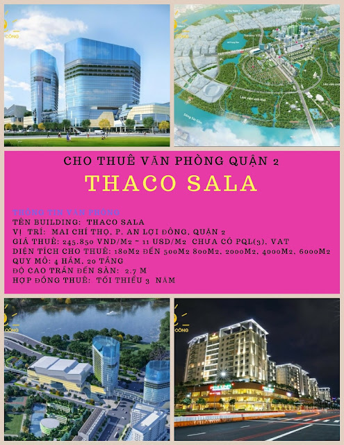 Cho thuê văn phòng quận 2 Thaco Sala