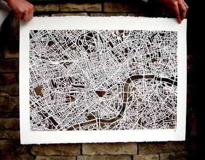 11 Creative and Cool Hand Cut Paper Maps (11) 5