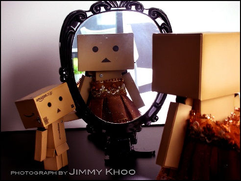 Danbo and domo photography by jimmy khoo