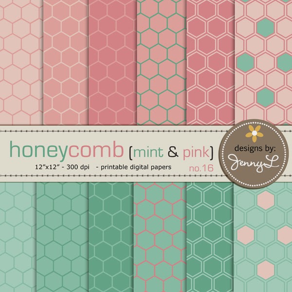 https://www.etsy.com/listing/192764684/honeycomb-hexagon-design-mint-pink?