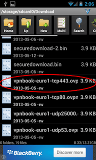 trik internet gratis android Openvpn 3