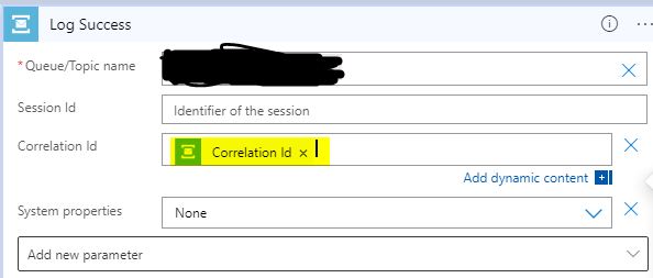 Add correlationId as parameter