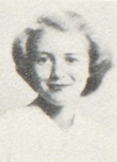 Inger Stevens (then Inger Stensland) in 1950 Manhattan High School Kansas Yearbook.