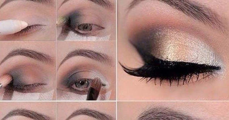 Casual Glitter Eyemakeup Tutorial - B & G Fashion