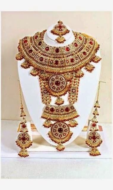 Bridal Gold Jewellery Sets  Arabian Gold Necklace 