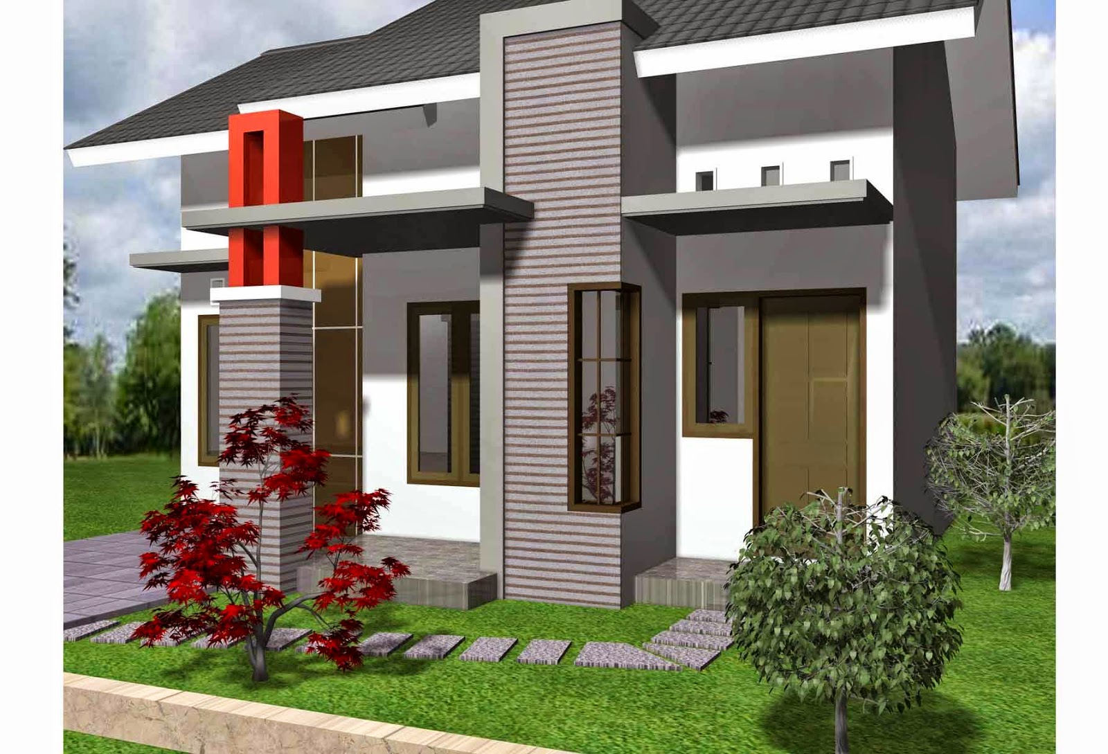 100 Model Dan Desain Rumah  Minimalis  2021 Lengkap Dengan 