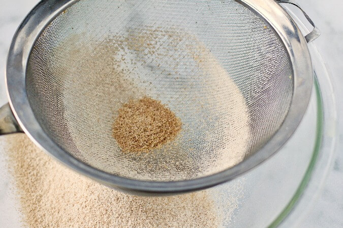 Sifted bran from whole wheat flour