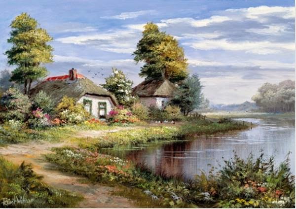 Beautiful Country Side Paintings by Reint Withaar