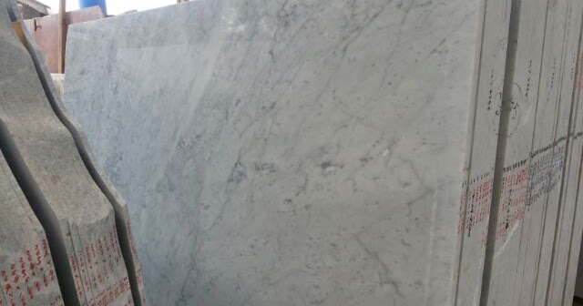 Type Marmer Putih Terbaru Carrara White Slabs Marble Granite