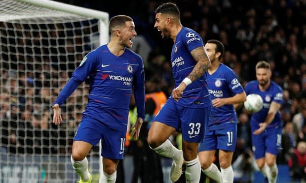 Hazard rescues Chelsea in League Cup Quarter-final