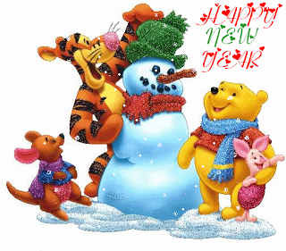 winnie the pooh new year greetings