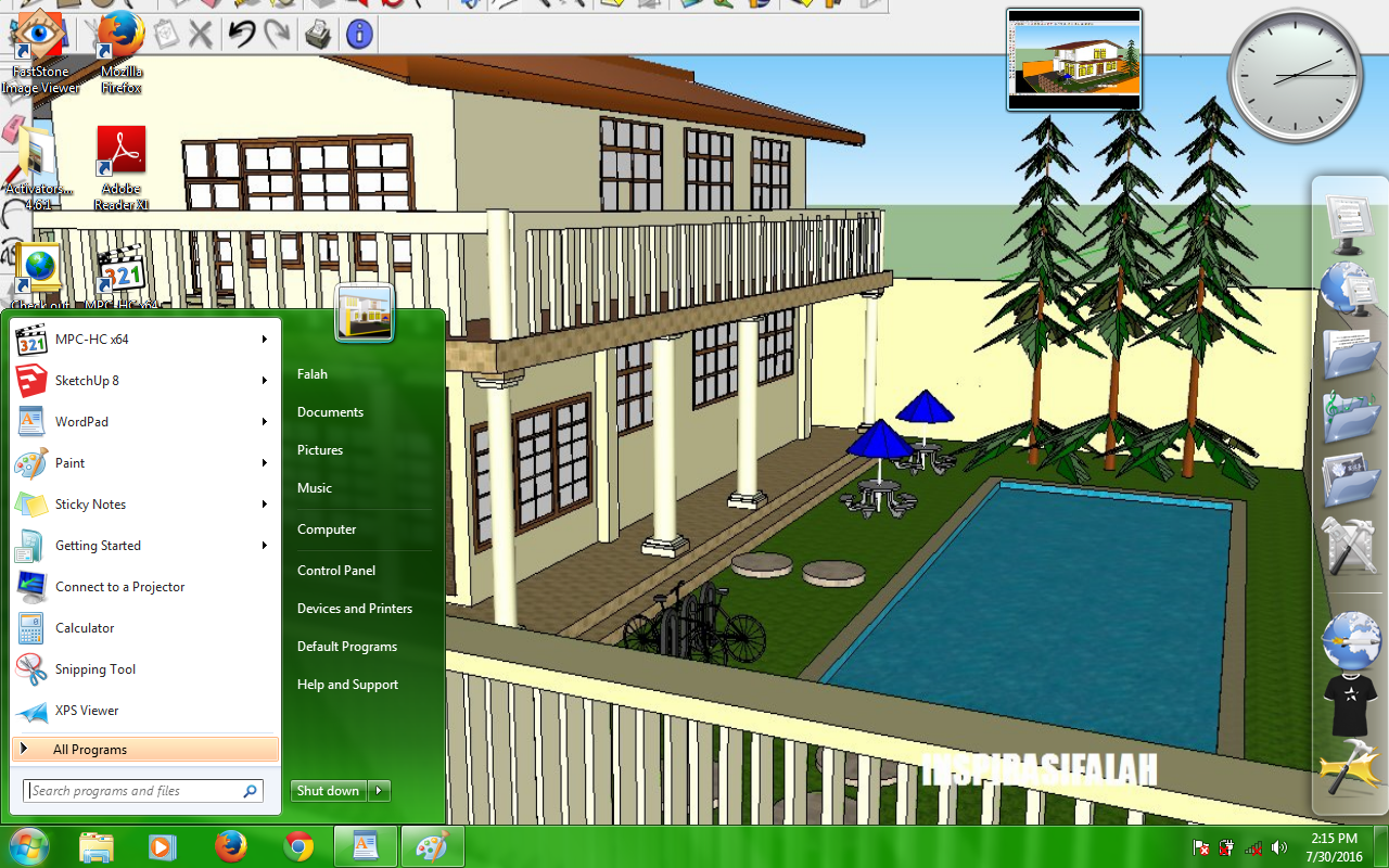 Cara Memasukan Objek 3D Sketchup Dari Warehouse 3D Tulisanku