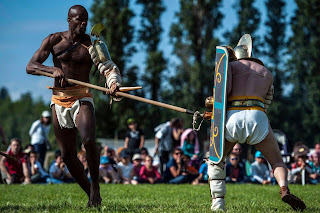 gladiateur secutor rétiaire