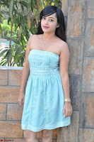 Sahana New cute Telugu Actress in Sky Blue Small Sleeveless Dress ~  Exclusive Galleries 039.jpg