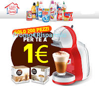 Logo Solo 200 pezzi ! Offerta Flash! Macchina del caffè Mini Me + 2 confezioni di capsule solo 1€!
