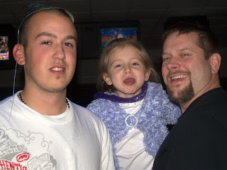 Michael, Ryan's mini-me & Dad